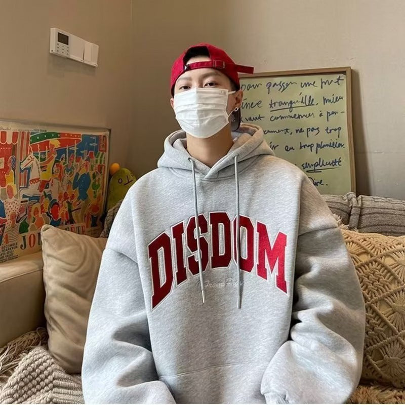 Men’s Fleece-Lined Hooded Sweatshirt Plus Size