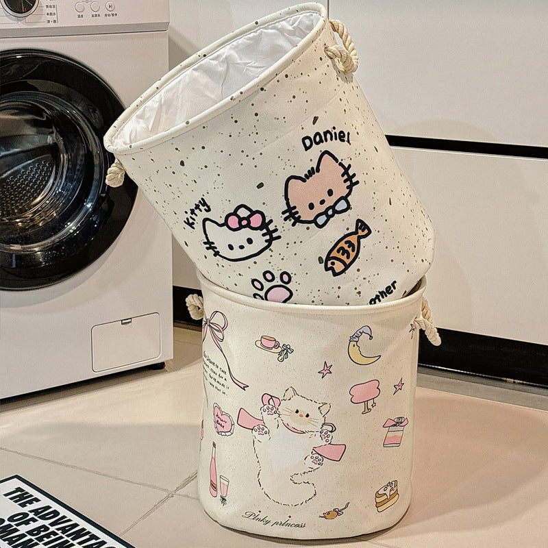 Foldable Large-Capacity Waterproof Dirty Clothes Storage Basket