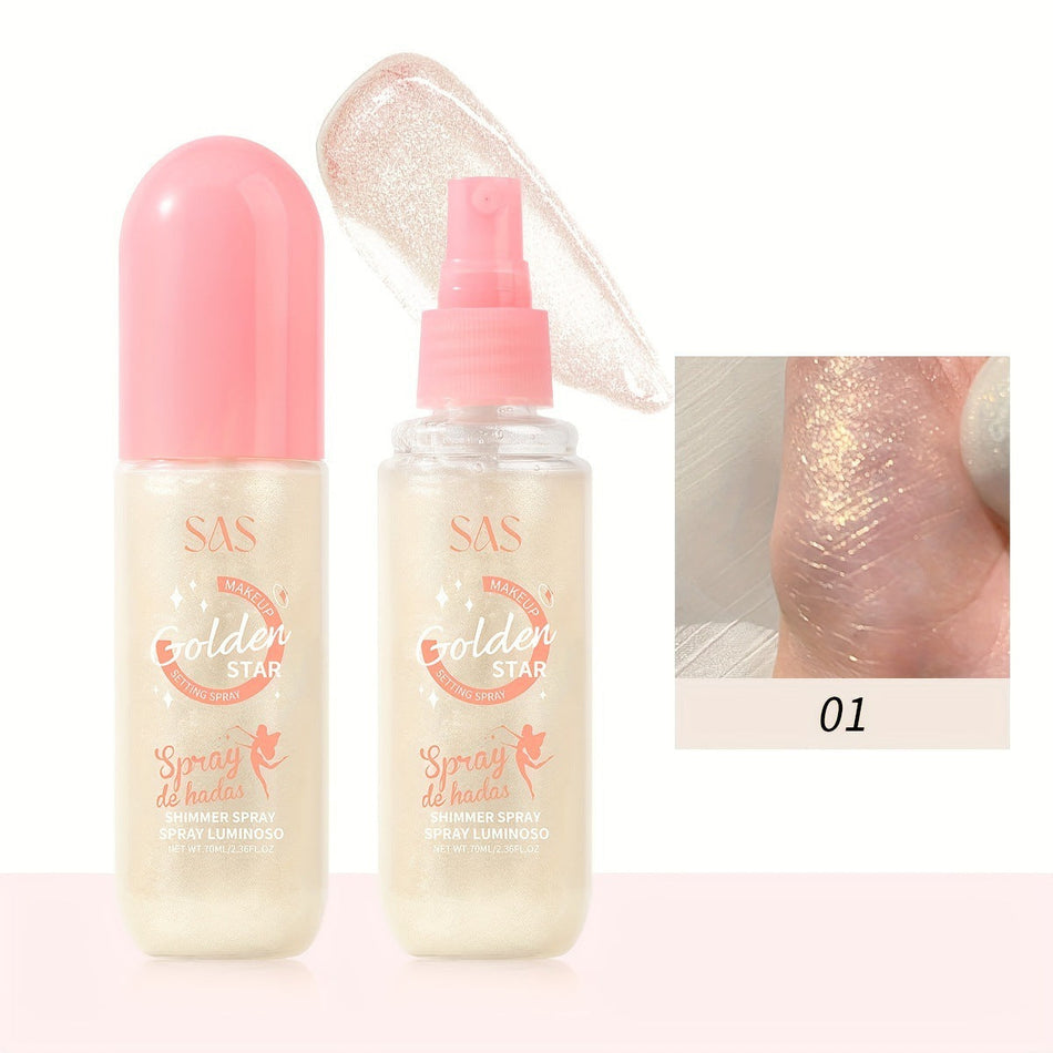 European & American Liquid Highlighter Spray – Waterproof &