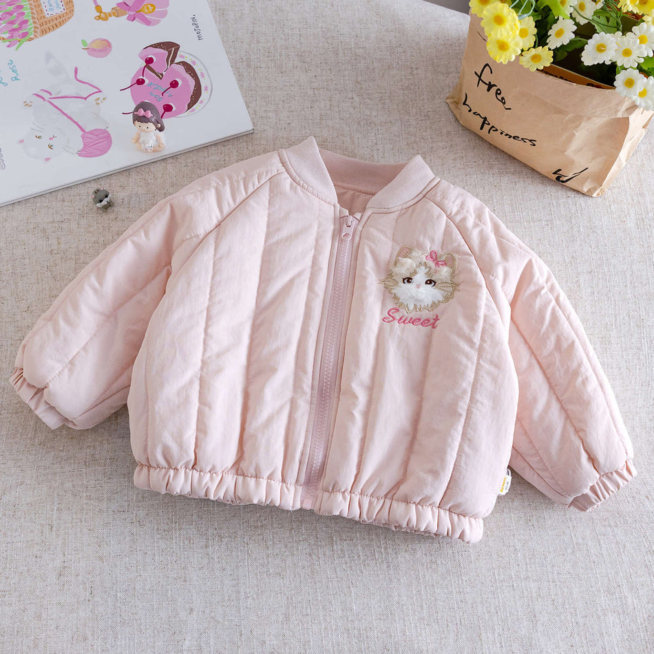 Girls Quilted Cotton Autumn & Winter Jacket