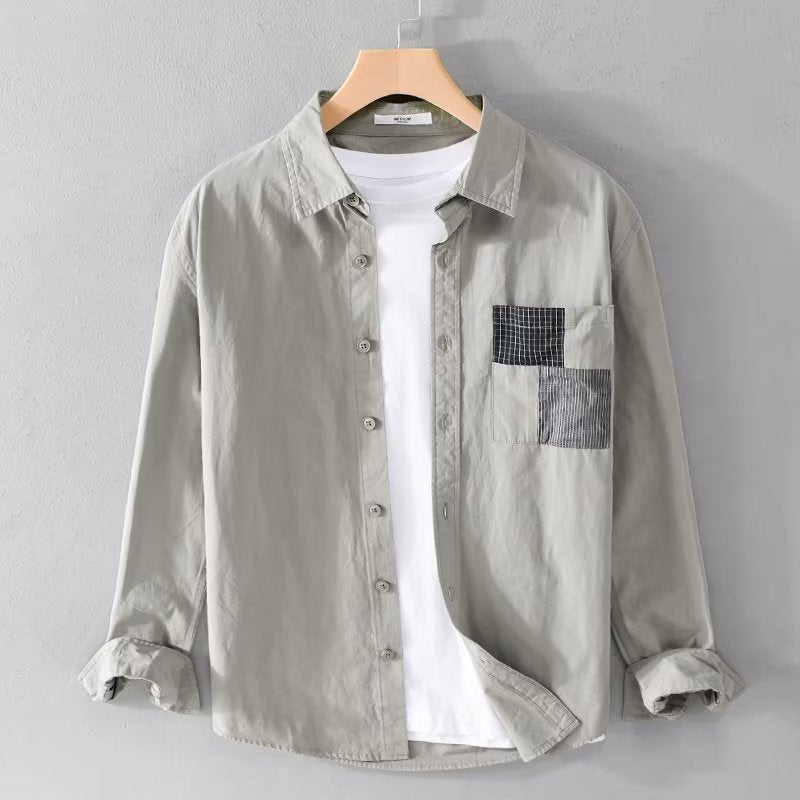 Men's Casual Long-Sleeve Shirt 2025 Trendy Jacket