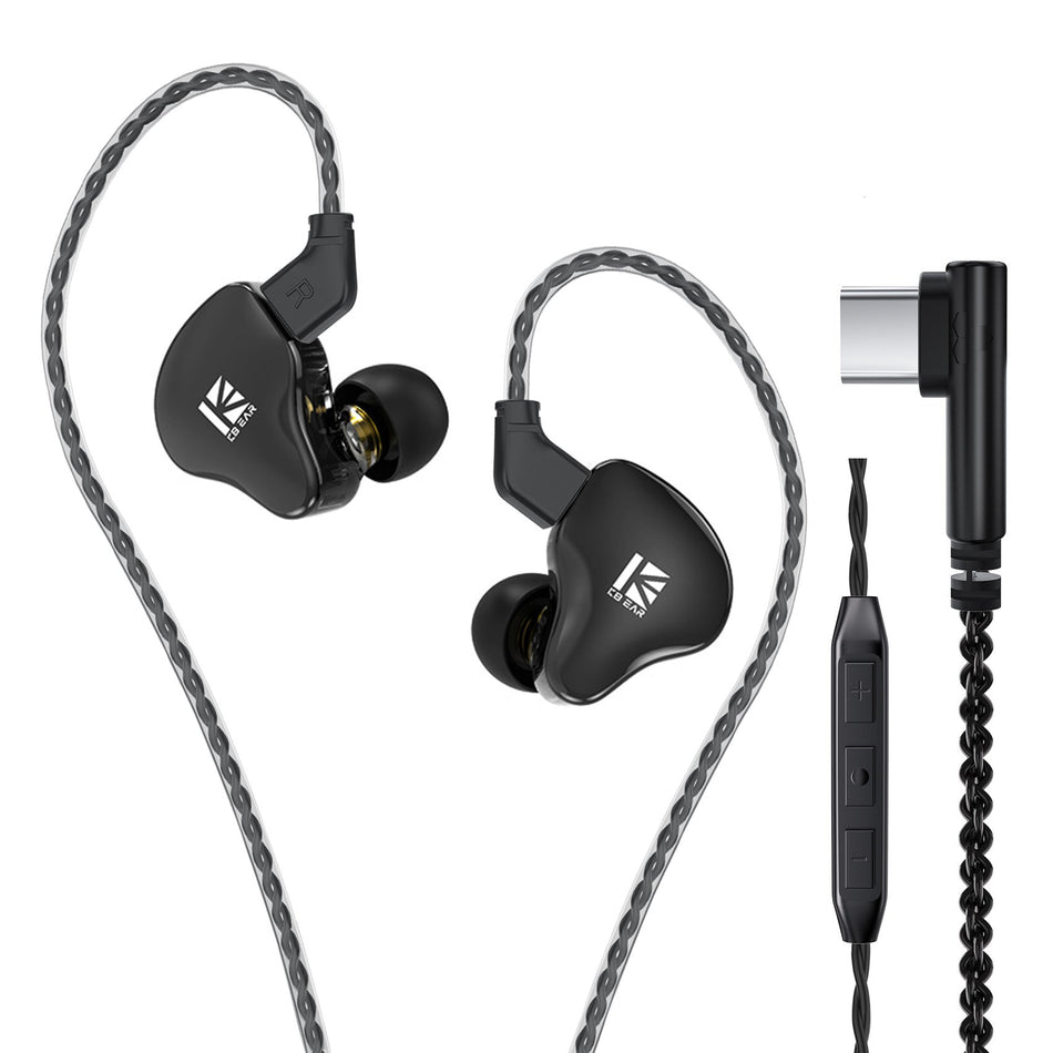 KBEAR KS2 HiFi Type-C In-Ear Gaming Earphones