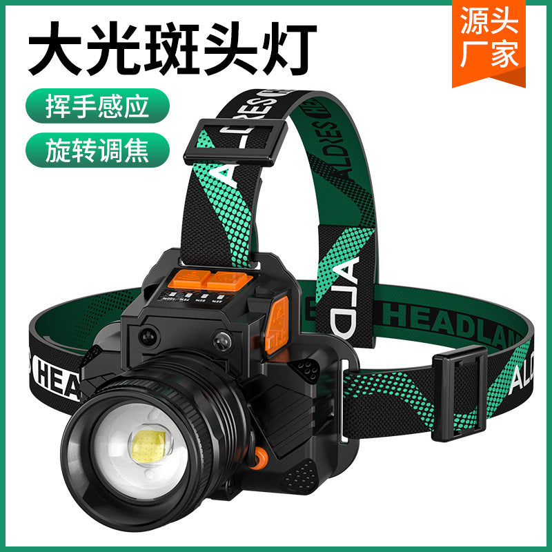 Rechargeable Long-Range Headlamp for Outdoor & Night Activities