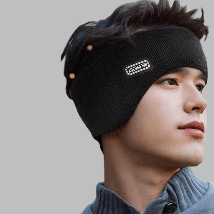 Men’s Winter Running Earmuffs – Fleece-Lined Windproof