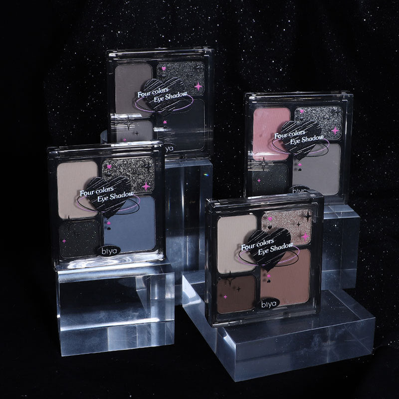 Biya Biya Tipsy Blue Four-Color Eye Shadow Palette