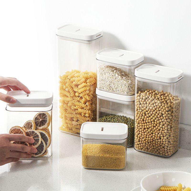 PET Sealed Storage Jar for Kitchen & Refrigerator