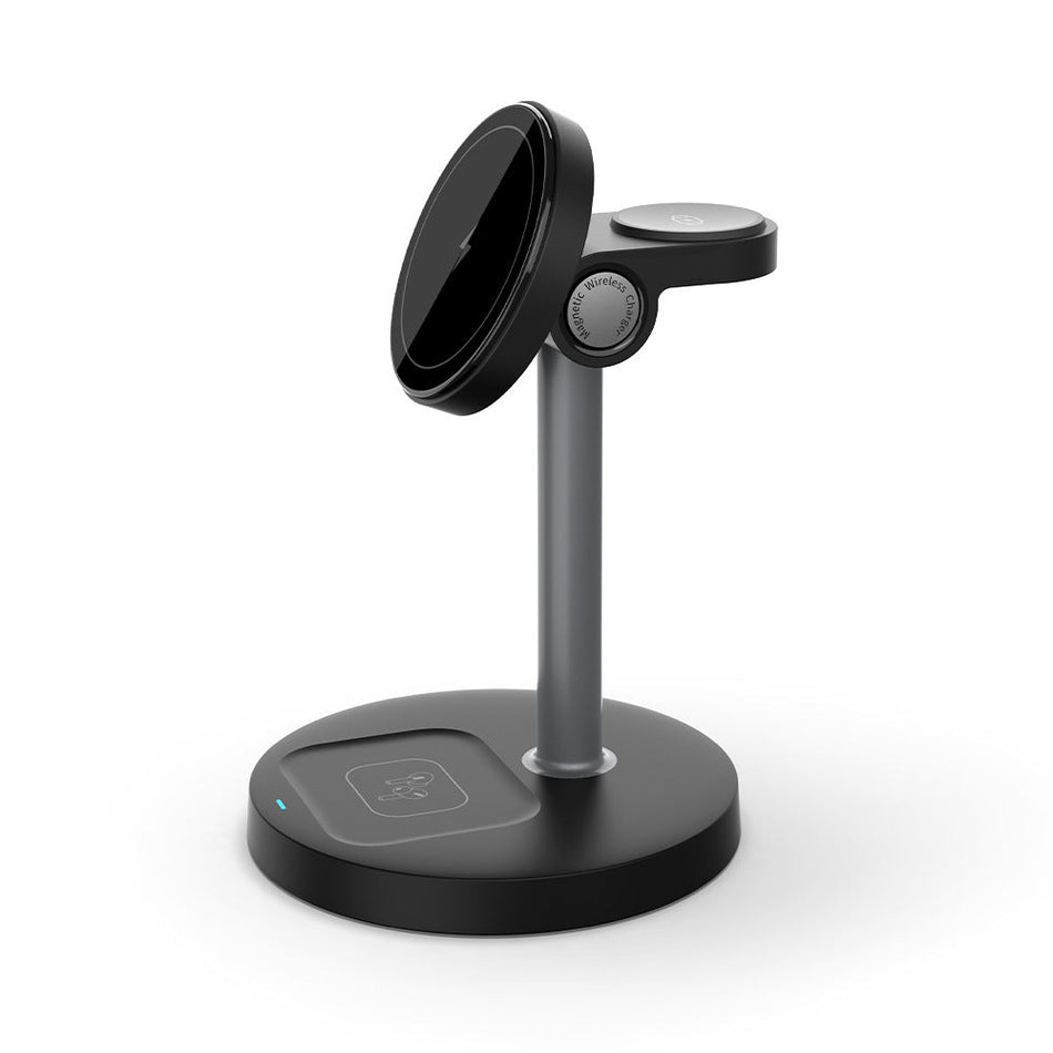3-in-1 Magnetic Wireless Charging Stand (Fast Charge)