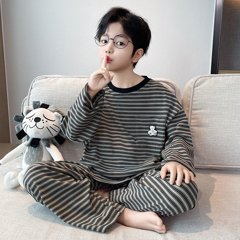 Boys Winter Pajamas 2026 – Long Sleeve Loungewear