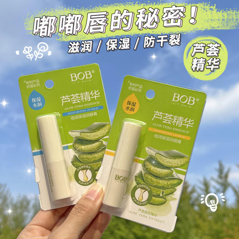 BOB Aloe Vera Lip Balm – Hydrating & Moisturizing Transparent
