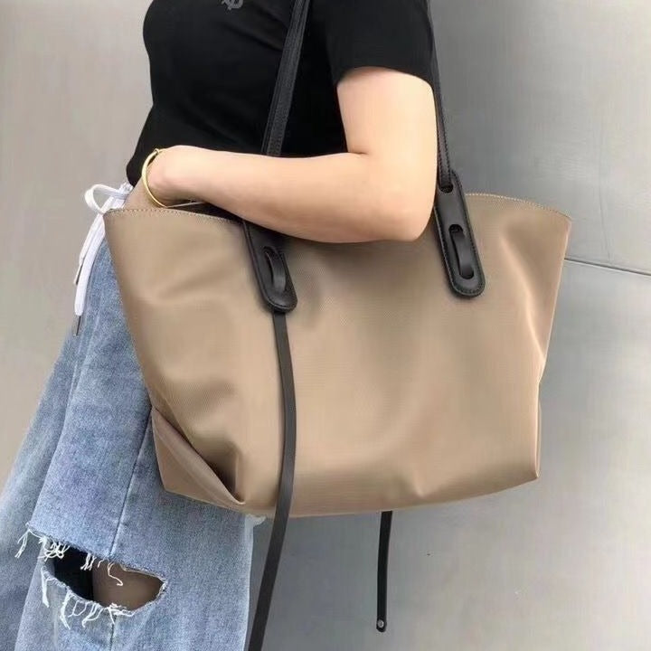 STOCK-Nylon Tote Bag for Women – Trendy, Large & Durable