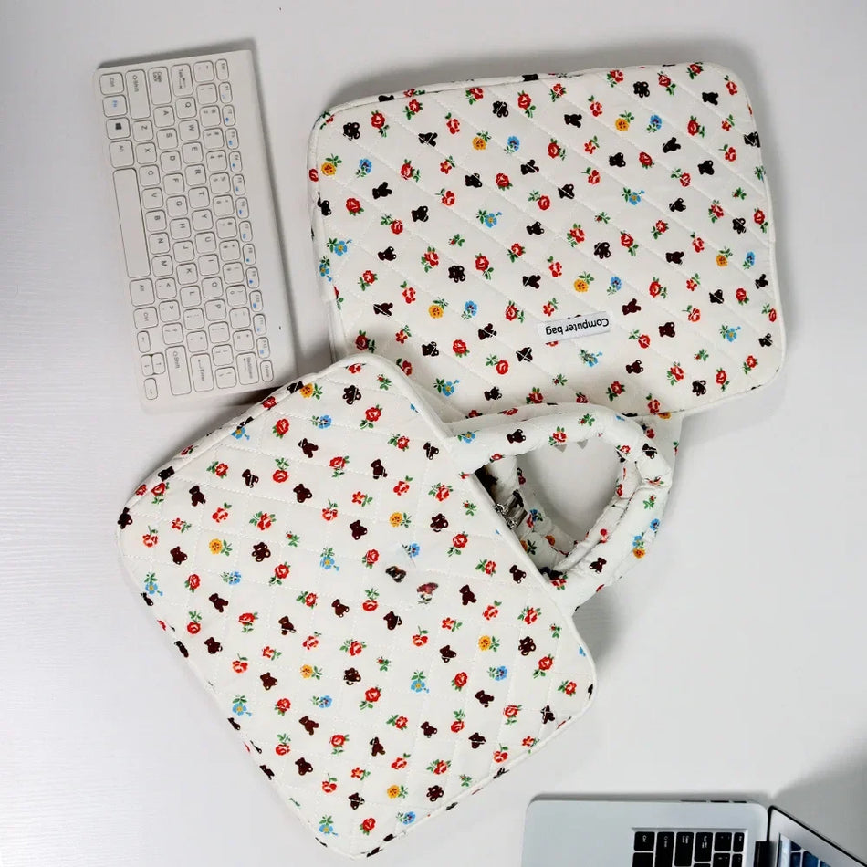 Waterproof Printed Nylon Laptop Bag 16 Inch