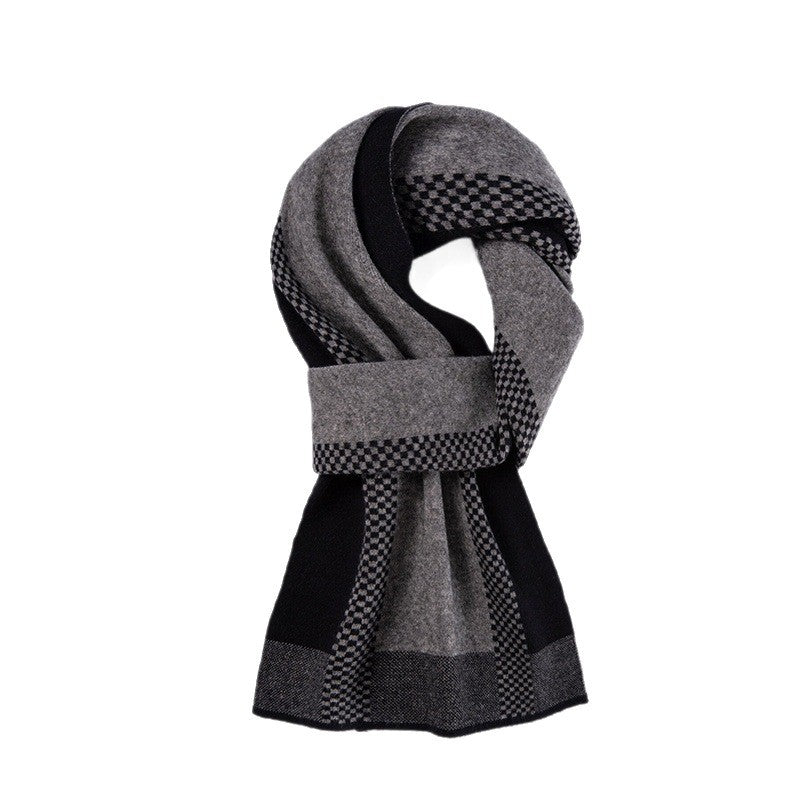 2025 Men’s Cashmere Plaid Scarf Wholesale Nepal