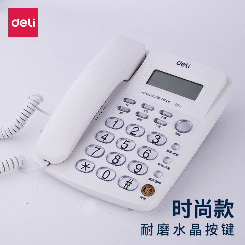 Deli 787 Corded Landline Phone with Caller ID