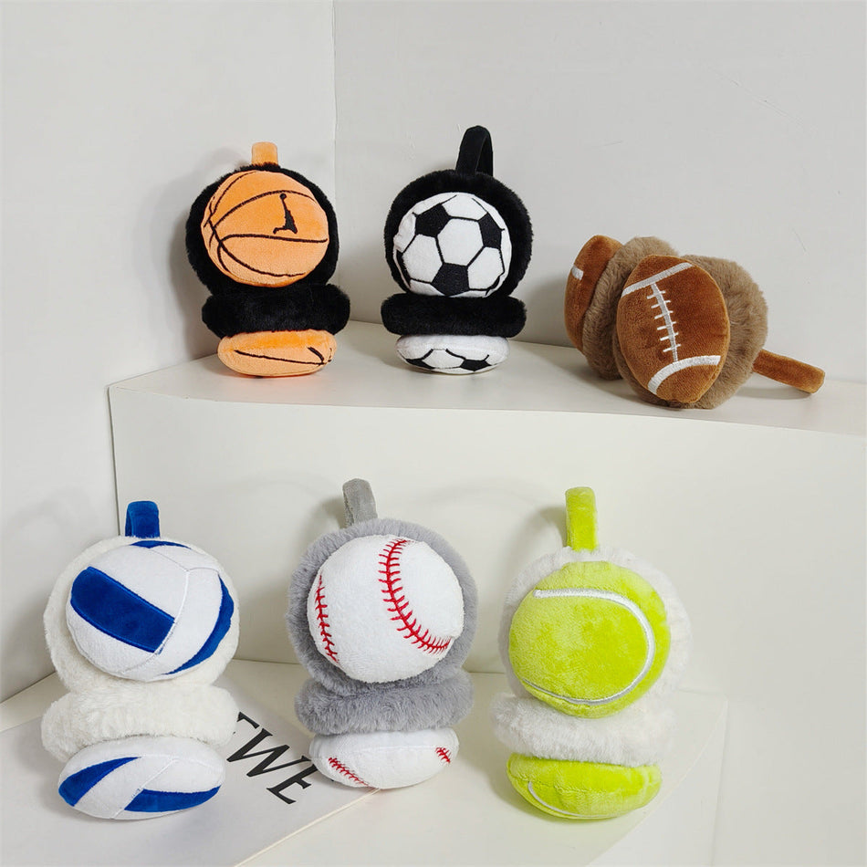 Kids’ Sports Earmuffs – Football & Basketball Winter Ear Warmers