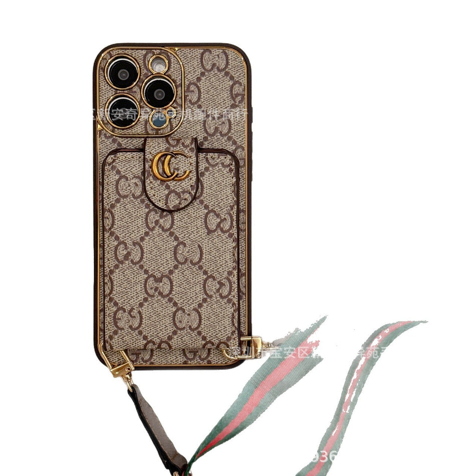 STOCK-Crossbody Chain Retro Card Holder Case