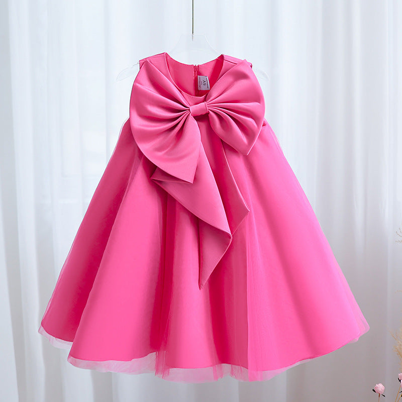 Girls' Princess Performance Dress – Elegant High-End Look