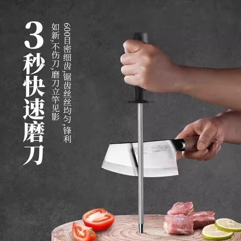 Professional Knife Sharpening Rod – Kitchen & Butcher Knives