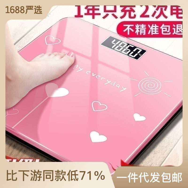 Smart Rechargeable Electronic Weight Scale for Home