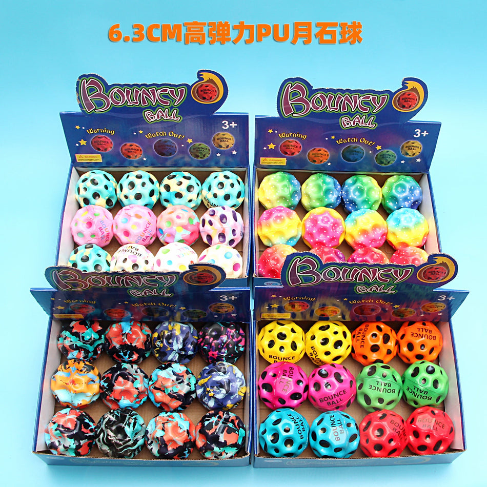 6.3cm Elastic Moonstone Ball Decompression Toy Ball
