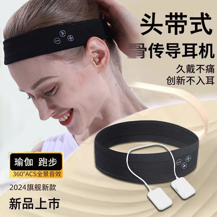 Yoga Bluetooth Headset Headband with Sleep Eye Mask