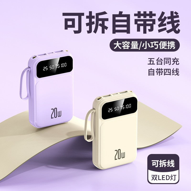3C Certified Power Bank with Cable 20000 MA