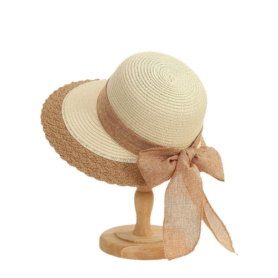 Bow Ribbon Straw Sun Hat