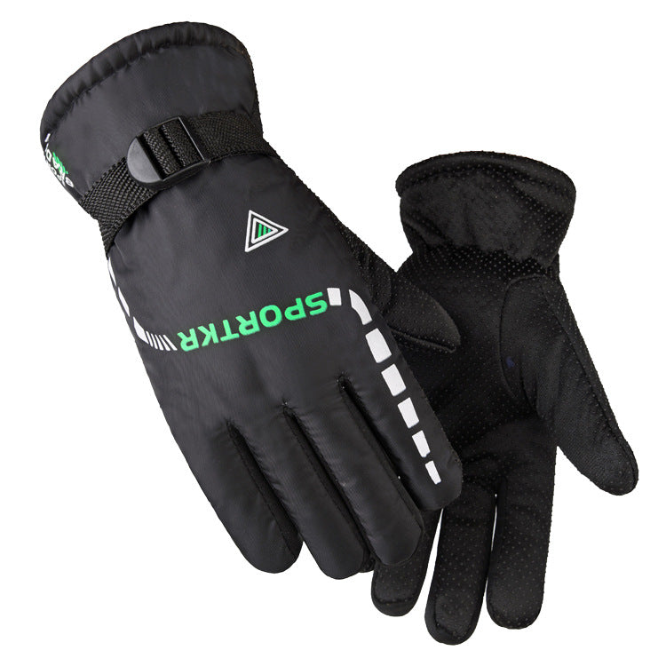 Men’s Winter Warm Gloves – Thick Fleece-Lined Ski & Motorcycle