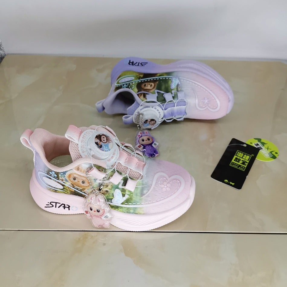 Cartoon Sports Shoes Kids 3–6 Years Old Girls Sneakers