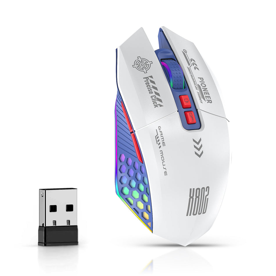 X802 Three-Mode Wireless Bluetooth Gaming Mouse RGB