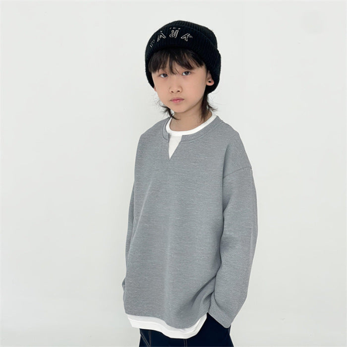 Boys’ Layered Long-Sleeve T-Shirt 2026 – Casual Trendy Top – Kids Fashion Nepal | Tudoholic