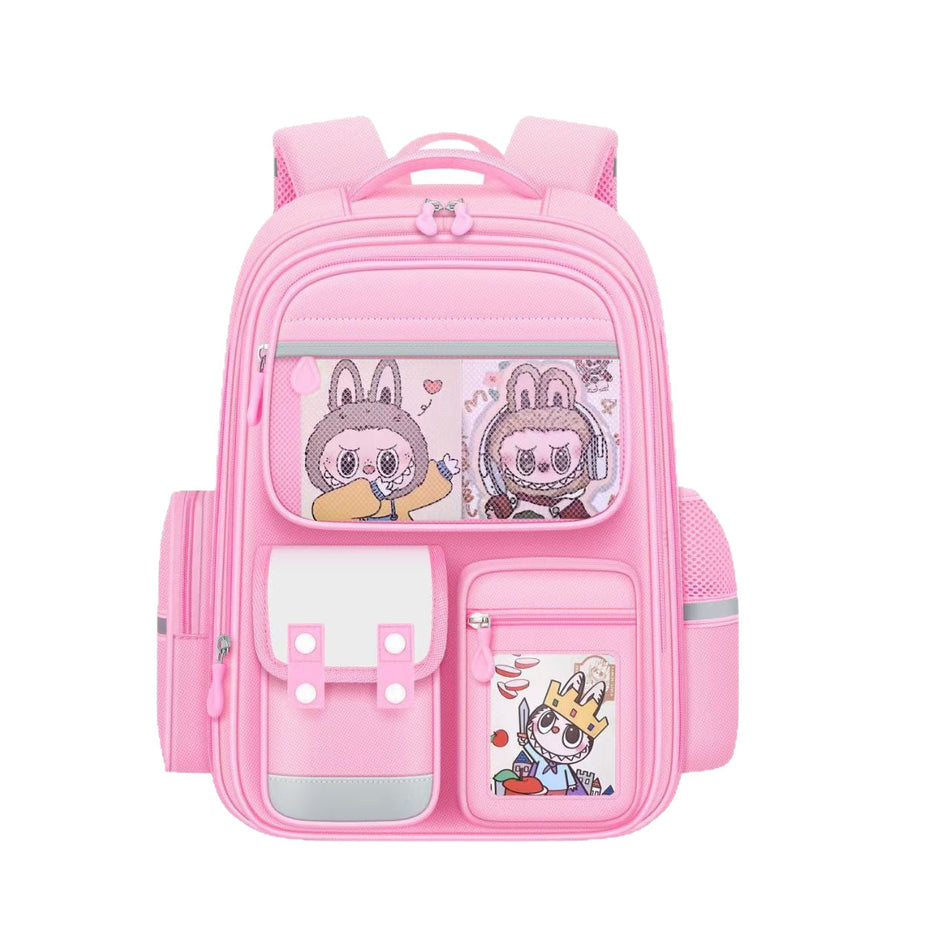 Labubu Large-Capacity Girls’ School Backpack