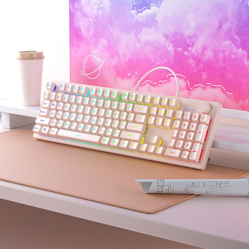 HP K500Y Wired Gaming Keyboard for Office, Desktop and Laptop