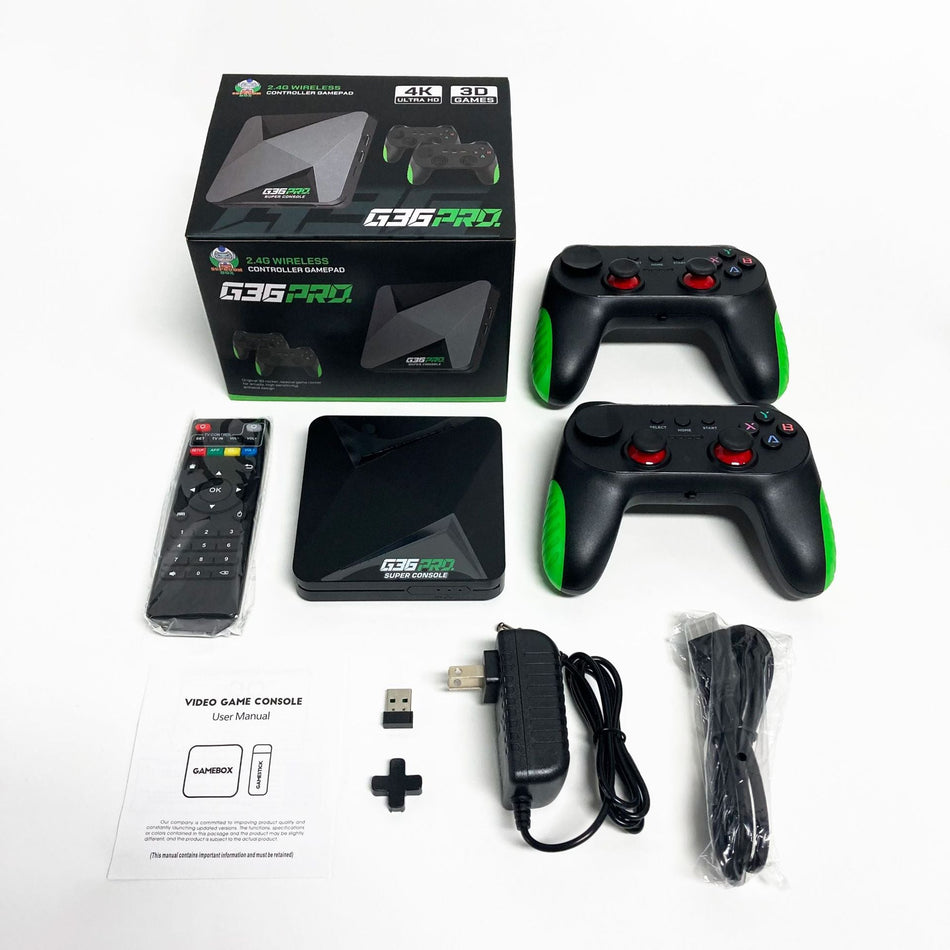 G36 Pro 4K Wireless TV Game Console Dual System Set-Top Box