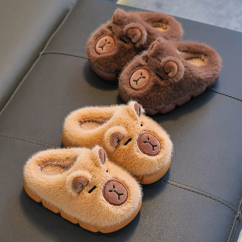 STOCK-Capibara Winter Cotton Slippers