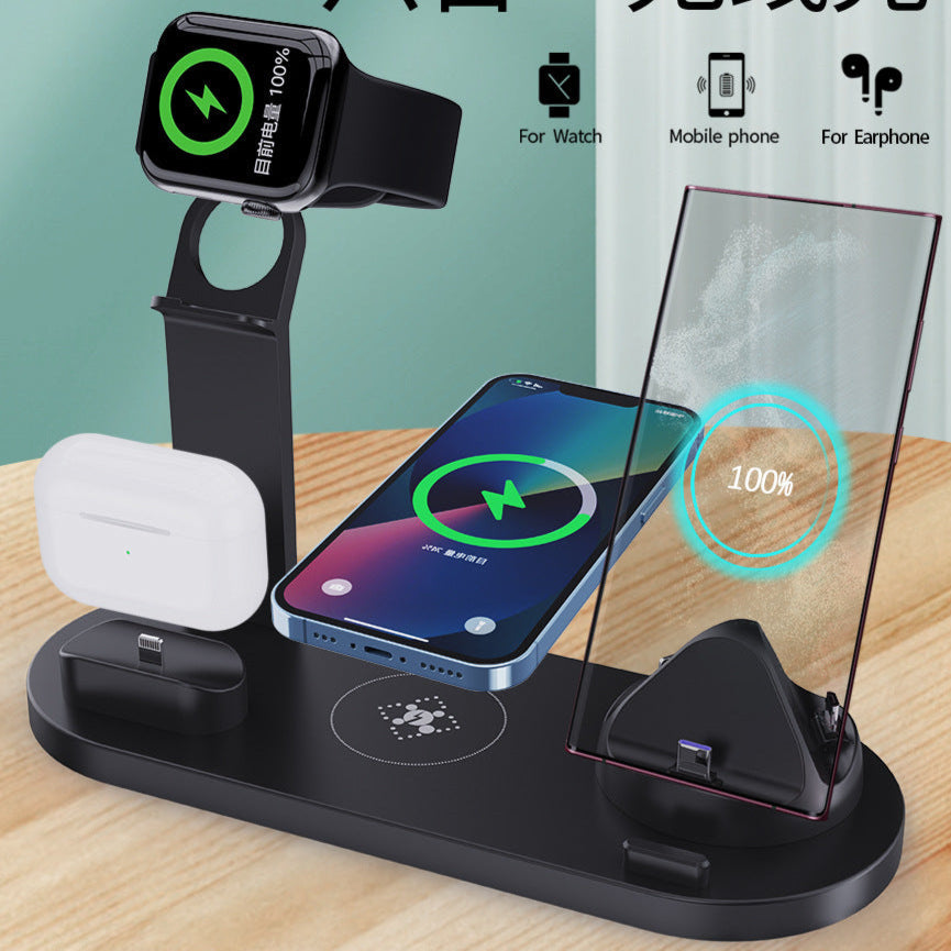 6-in-1 Universal Wireless Charger with Watch & USB PD