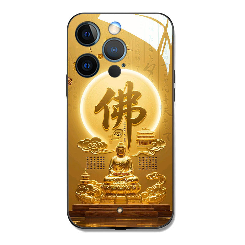 Luminous Gold Trendy Case for Apple iPhone 16 / 15 Pro Max