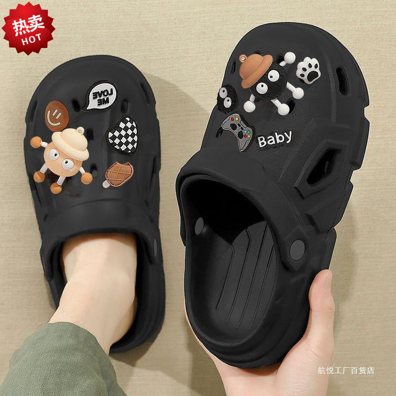 STOCK-Men's Summer Hole Sandals – Thick Sole, Non-Slip Design