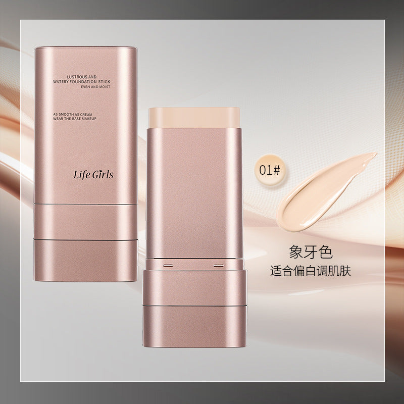Double-Ended Water-Based Foundation Stick – Natural &