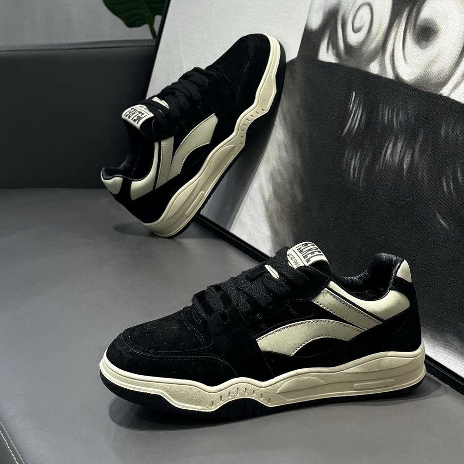 Student Retro Low-Top Thick-Sole Casual Sneakers