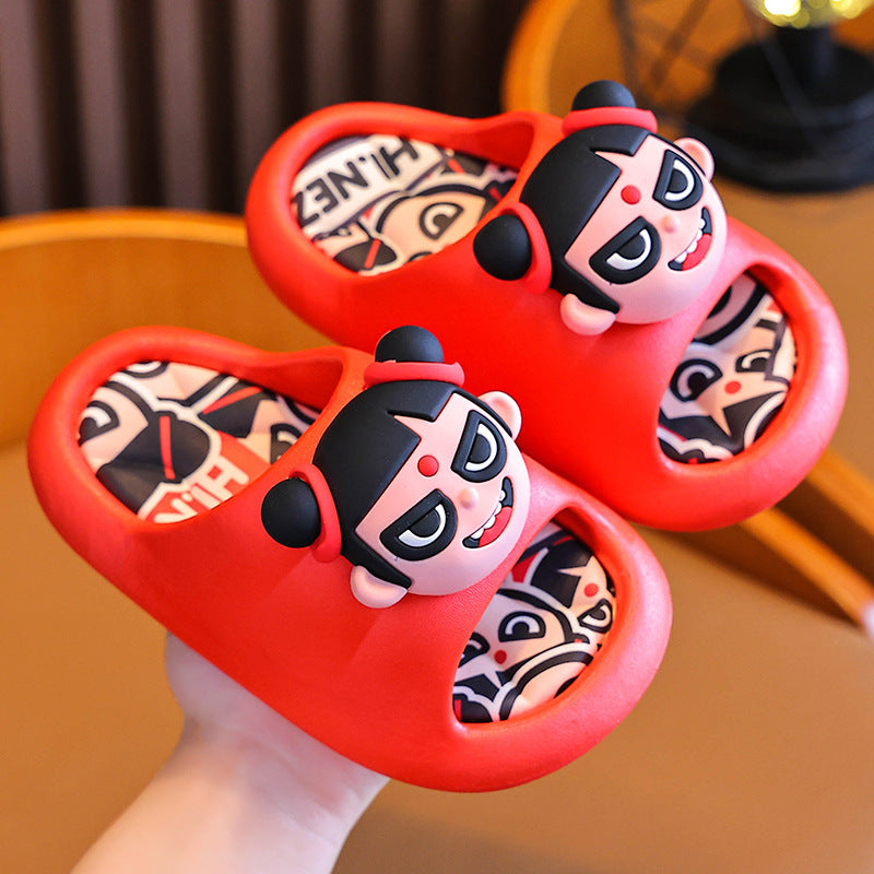 Kids Indoor Bath Slippers Non-Slip Summer Sandals