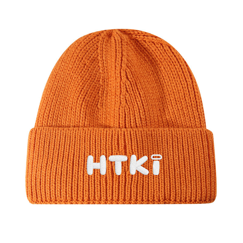 Unisex Korean Wool Hat – Autumn/Winter Warm Knitted Beanie
