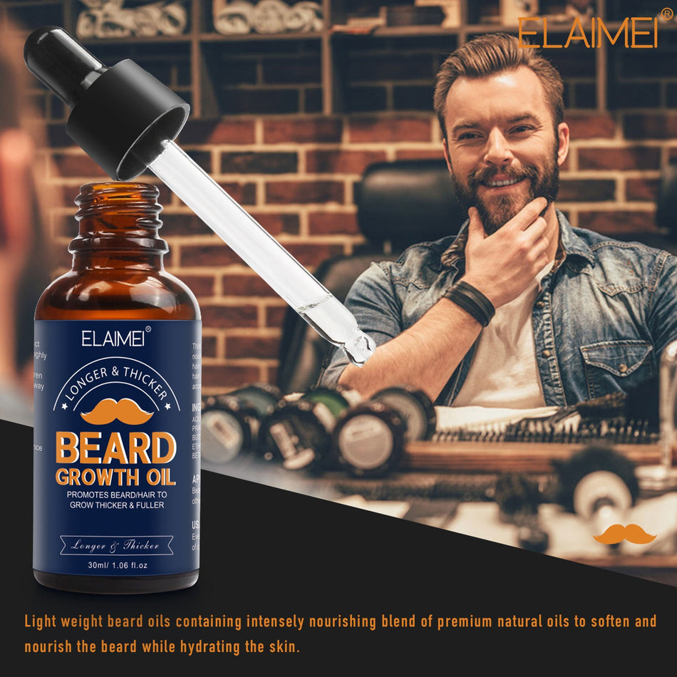 Elaimei Beard Repair Essence Nourishing Hair Care Men ProFit