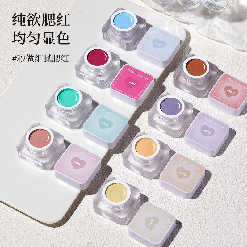 All-Match White Semi-Solid Nail Art Glue – No-Wash