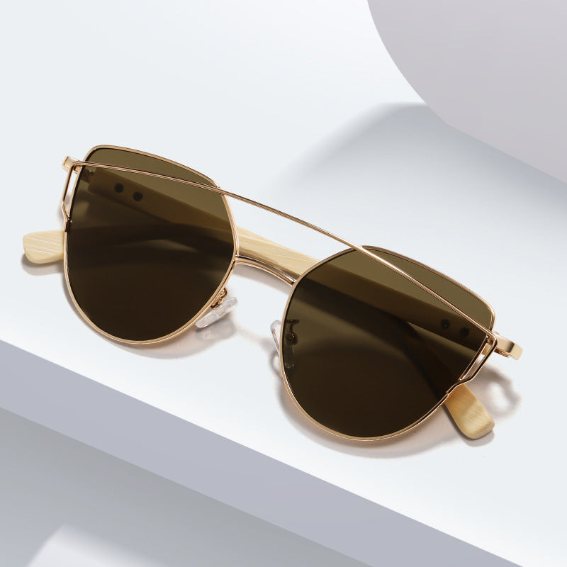 Women’s Cat-Eye Metal Sunglasses