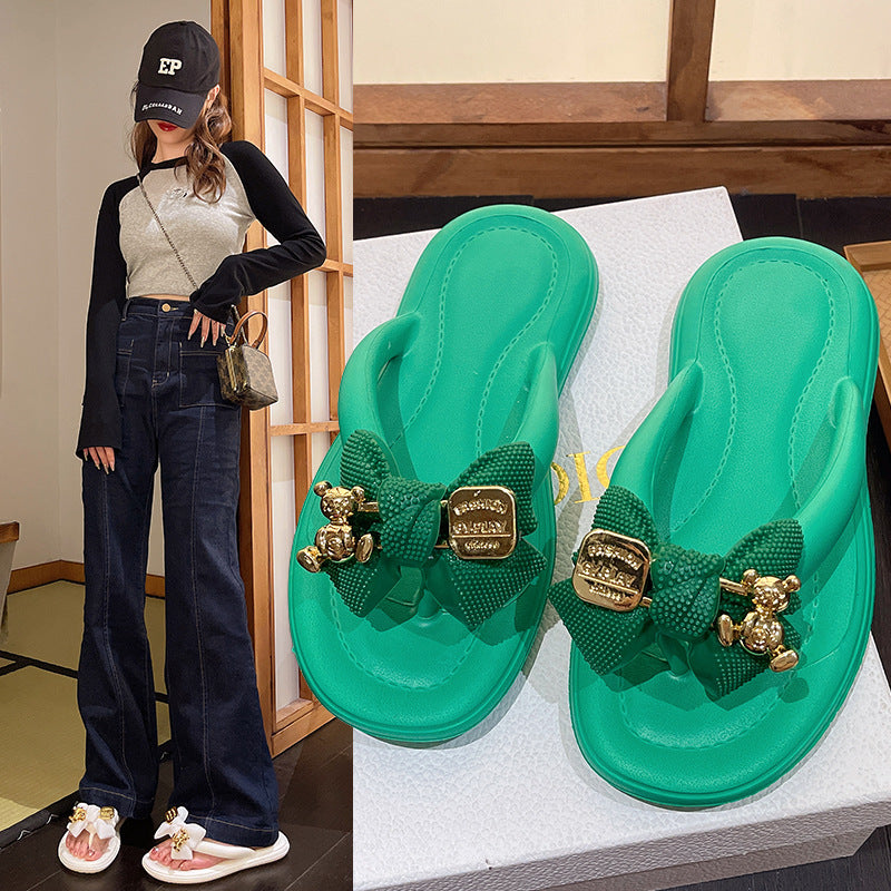 Women’s Flat Summer Slippers – Casual & Comfortable