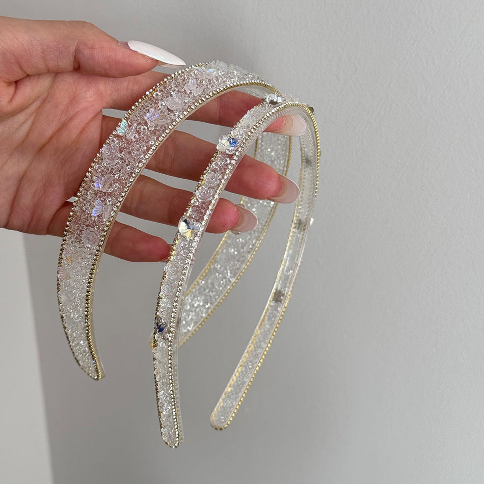 Crystal Butterfly Headband – Elegant Princess Style