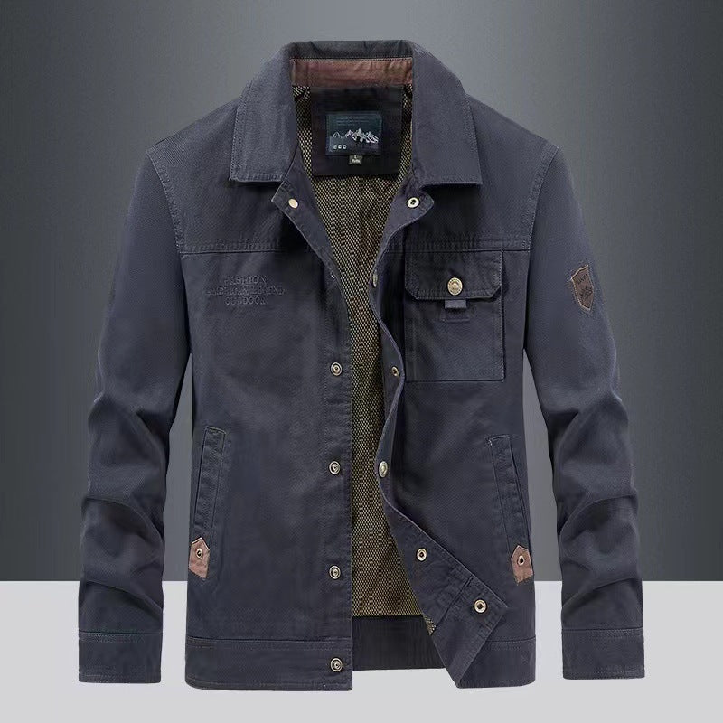 Men’s Spring Autumn Large Casual Korean Fashion Jacket