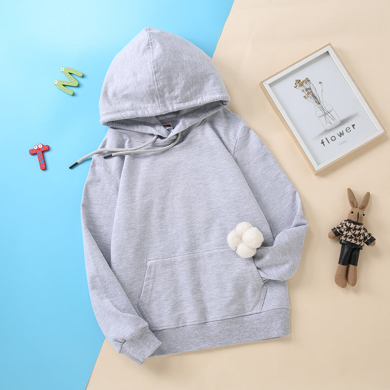 Kids' Cotton Hooded Sweater Autumn 2025 Candy