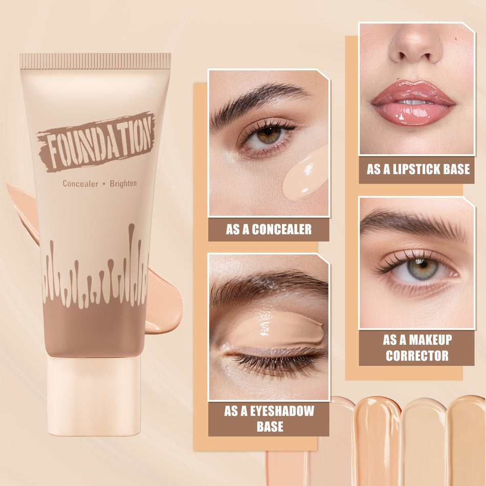 Hellokiss Waterproof Sweat-Proof Liquid Foundation Concealer