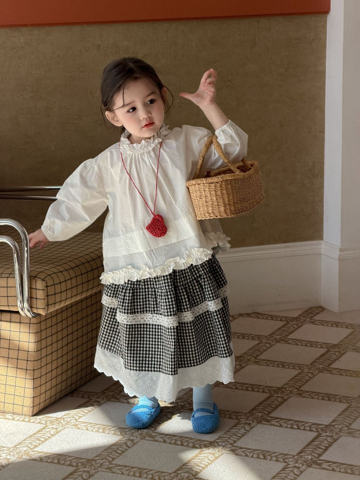 Girls Embroidered Flower Shirt Princess Top 2026 – Kids Fashion Nepal | Tudoholic